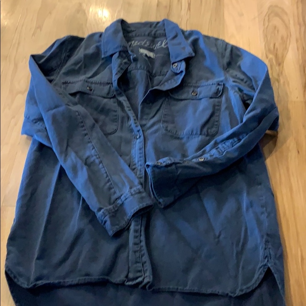 Blue Button down
